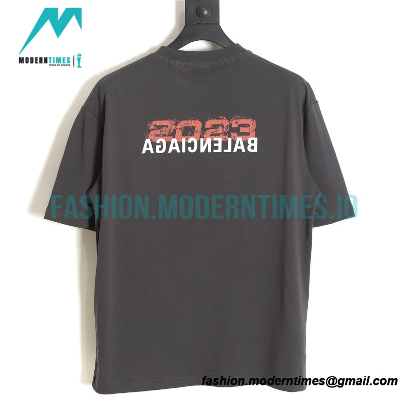 Balenciaga - 2023 Reverse Alphabet Print T-shirt Balenciaga - 2023 Reverse Alphabet Print T-shirt